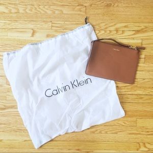 New! Leather Calvin Klein purse / wristlet